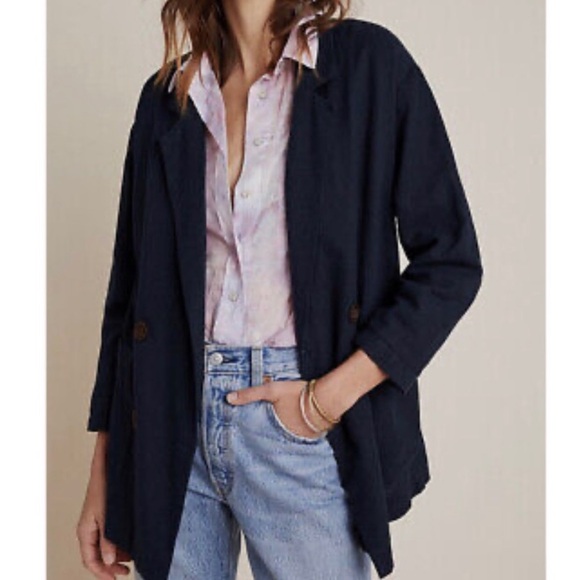 Anthropologie Amadi Linen Blend blazer - Picture 13 of 13